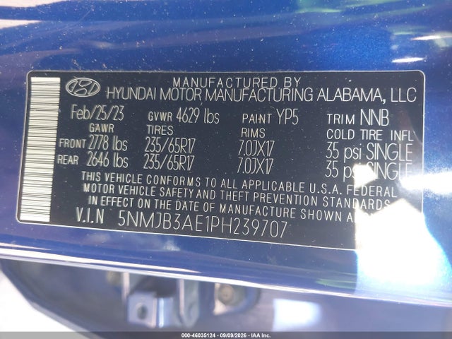 2023 HYUNDAI TUCSON SEL 9