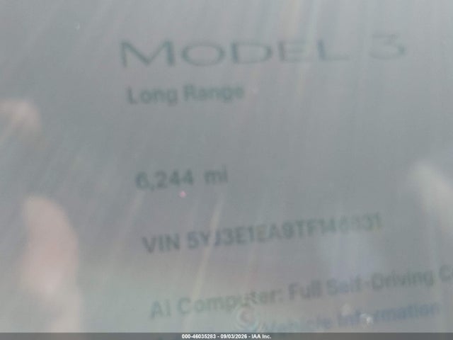 2026 TESLA MODEL 3 PREMIUM REAR-WHEEL DRIVE/REAR-WHEEL DRIVE 13