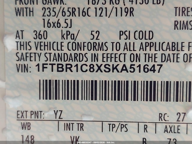 2025 FORD TRANSIT-250 9