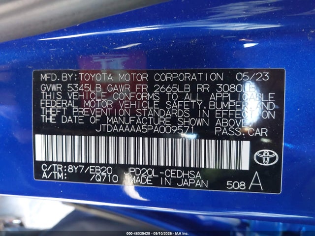 2023 TOYOTA MIRAI LIMITED 9