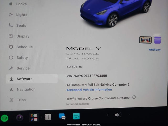 2023 TESLA MODEL Y AWD/LONG RANGE DUAL MOTOR ALL-WHEEL DRIVE 7