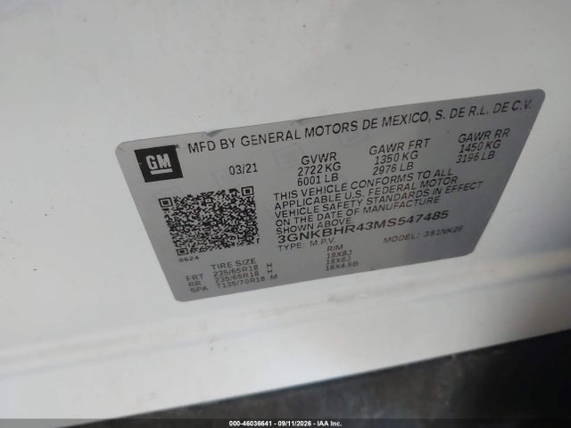 2021 CHEVROLET BLAZER AWD 2LT 9