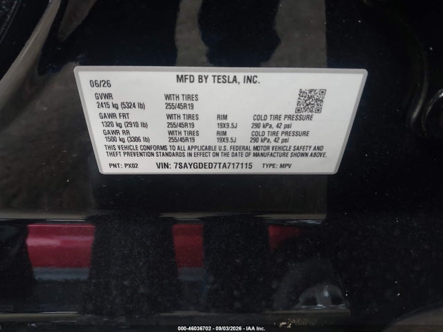 2026 TESLA MODEL Y PREMIUM REAR-WHEEL DRIVE/REAR-WHEEL DRIVE 9