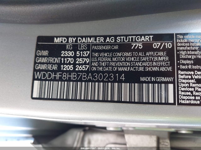 صورة 9 لـ 2011 Mercedes-BENZ E 350 4MATIC