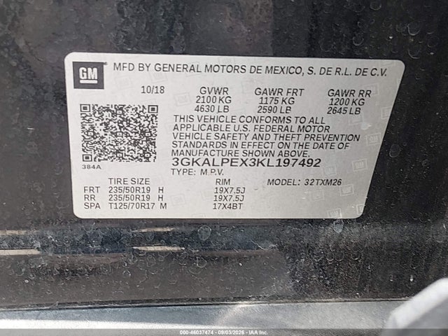 2019 GMC TERRAIN SLT 9
