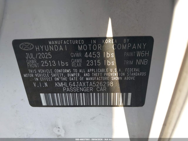 2026 HYUNDAI SONATA SEL SPORT 9