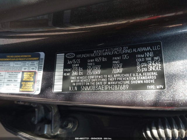 2023 HYUNDAI TUCSON SEL 9