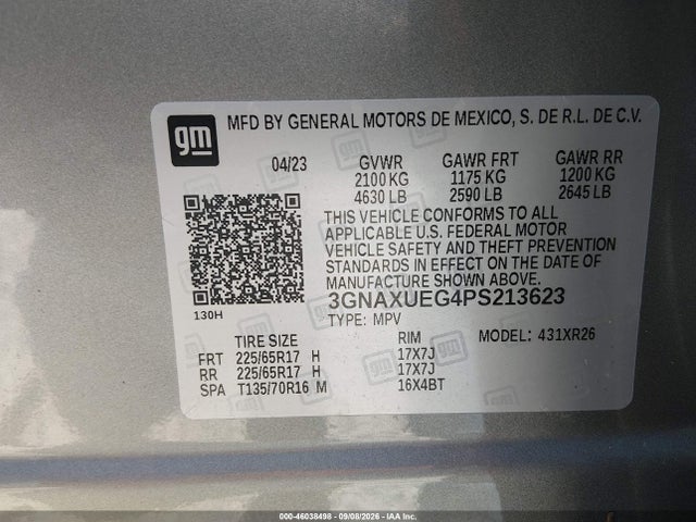2023 CHEVROLET EQUINOX AWD LT 9