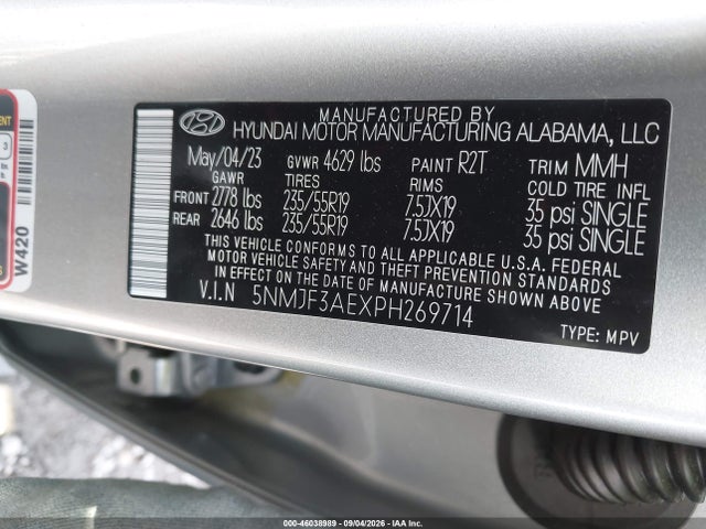 2023 HYUNDAI TUCSON SEL 9