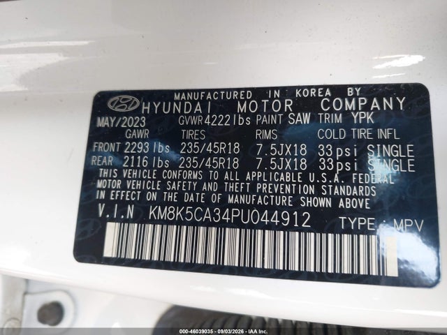 2023 HYUNDAI KONA LIMITED 9