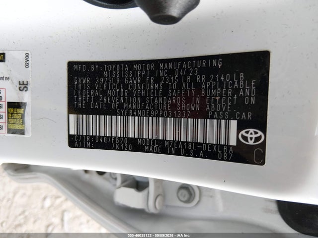 2023 TOYOTA COROLLA LE 9