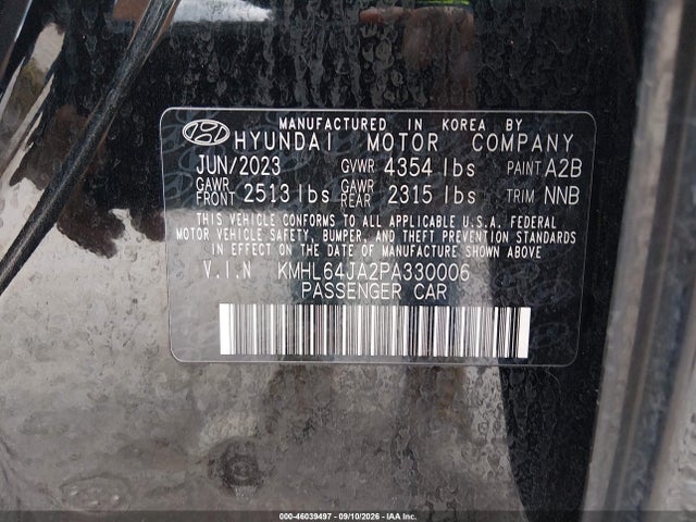 2023 HYUNDAI SONATA SEL 9
