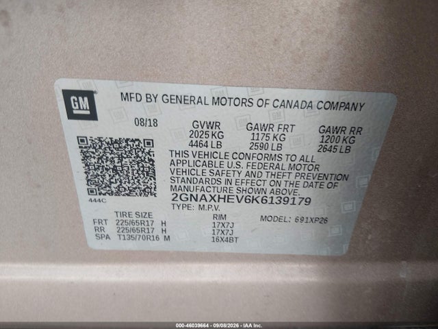 2019 CHEVROLET EQUINOX LS 9