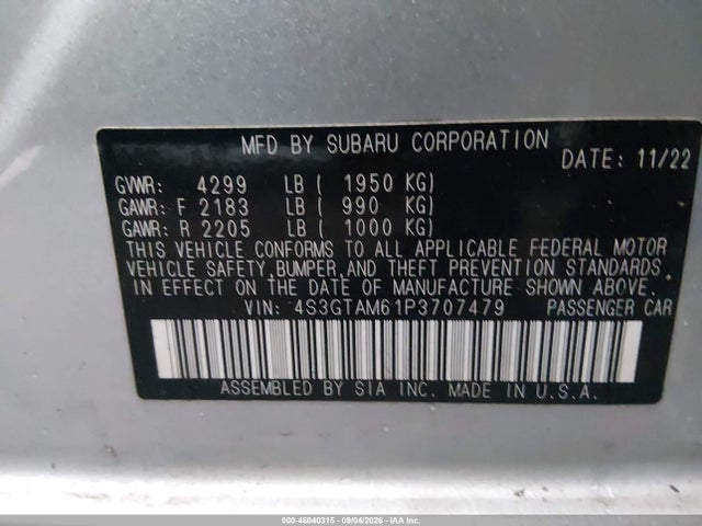 2023 SUBARU IMPREZA SPORT 5-DOOR 9