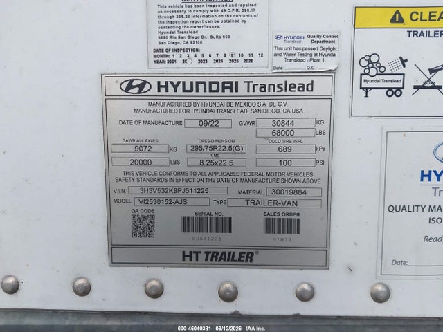 2023 HYUNDAI TRANSLEAD INC UNKNOWN 9