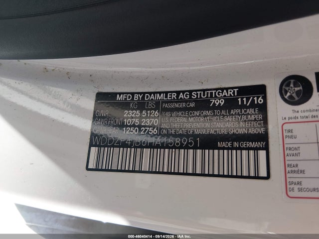 2017 MERCEDES-BENZ E 300 9