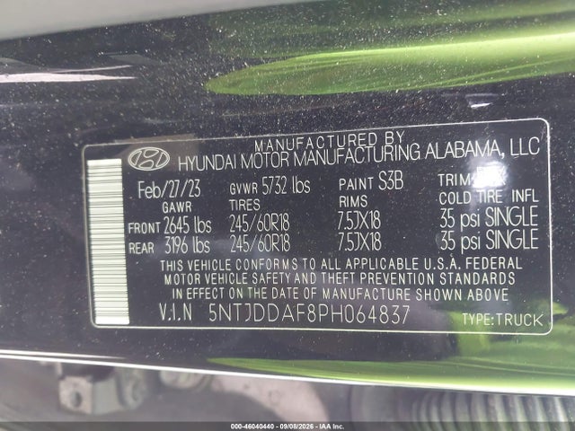 2023 HYUNDAI SANTA CRUZ SEL PREMIUM 9