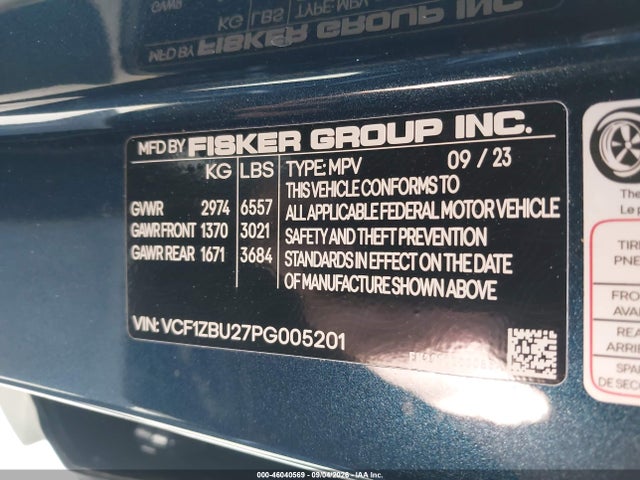2023 FISKER OCEAN ONE 9