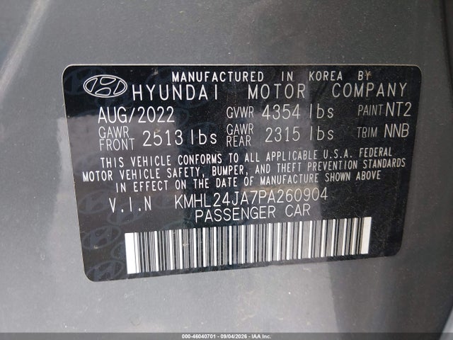 2023 HYUNDAI SONATA SE 9