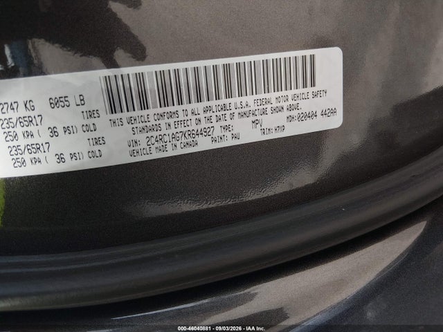 2019 CHRYSLER PACIFICA L 9