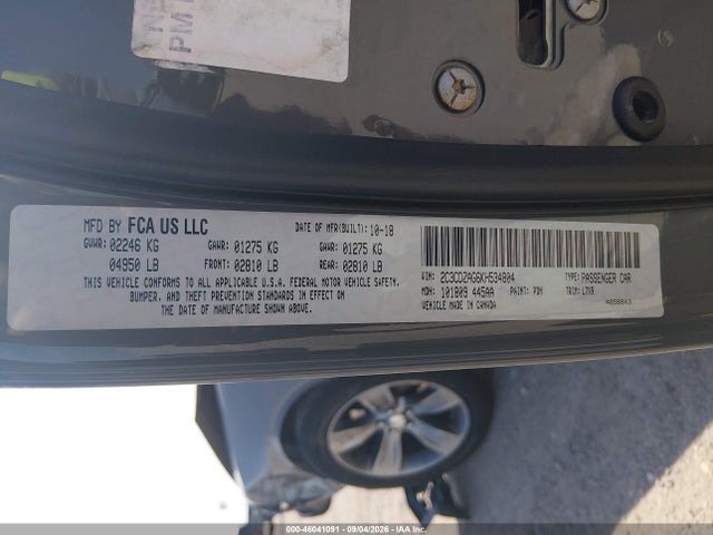 2019 DODGE CHALLENGER SXT 9