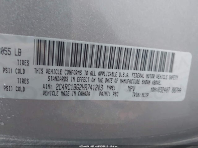 2017 CHRYSLER PACIFICA TOURING-L 9