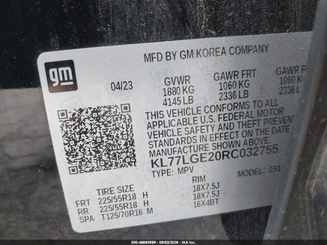 2024 CHEVROLET TRAX FWD 1RS 9
