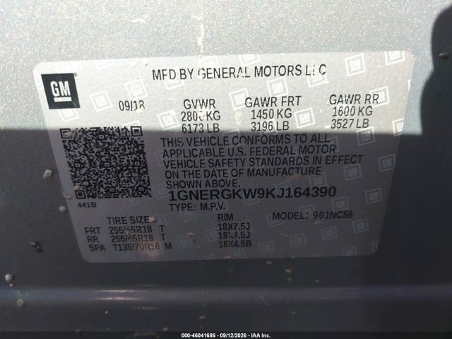 2019 CHEVROLET TRAVERSE 1LT 9