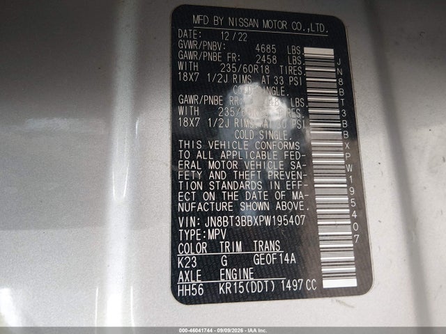 2023 NISSAN ROGUE SV INTELLIGENT AWD 9