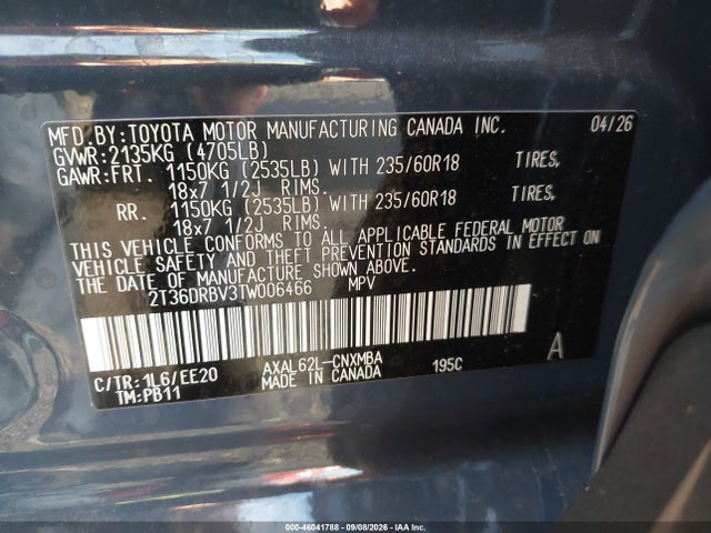 2026 TOYOTA RAV4 XLE PREMIUM 9