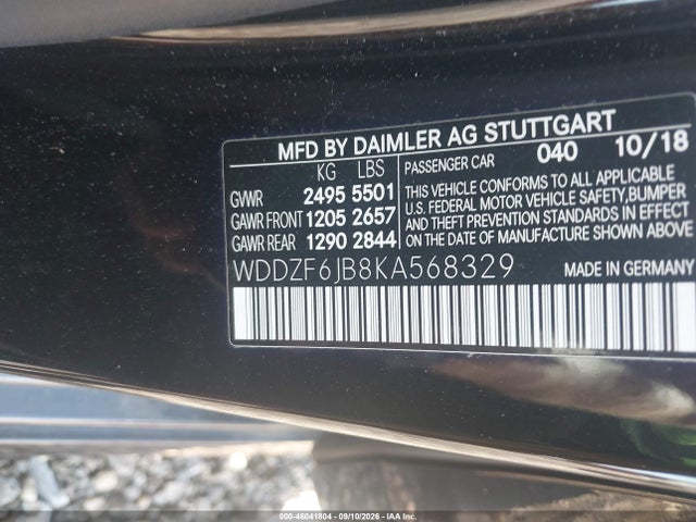 2019 MERCEDES-BENZ E 450 4MATIC 9