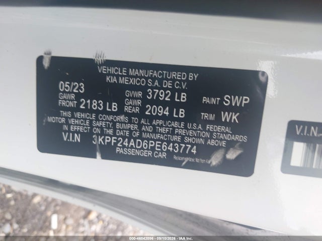 2023 KIA FORTE LXS 9