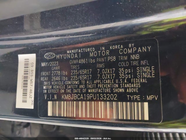 2023 HYUNDAI TUCSON HYBRID BLUE 9
