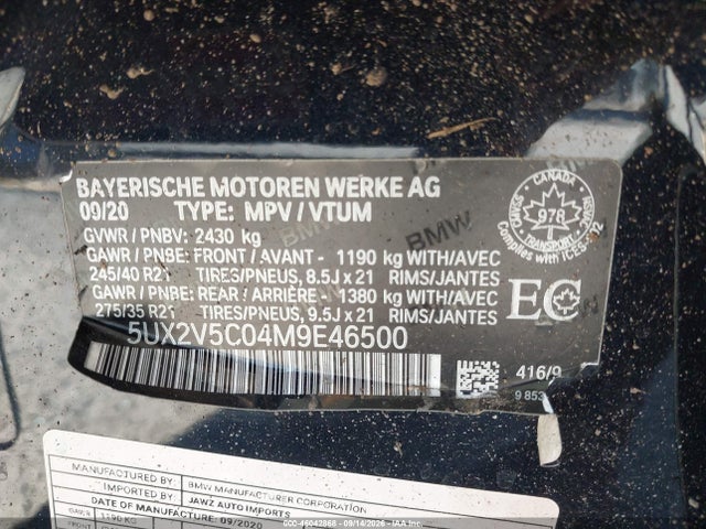 2021 BMW X4 M40I 9
