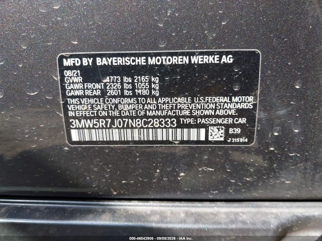 2022 BMW 330I XDRIVE 9