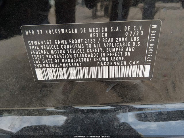 2023 VOLKSWAGEN JETTA 1.5T SPORT 9