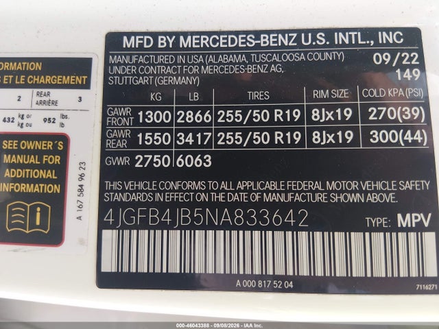 2022 MERCEDES-BENZ GLE 350 9