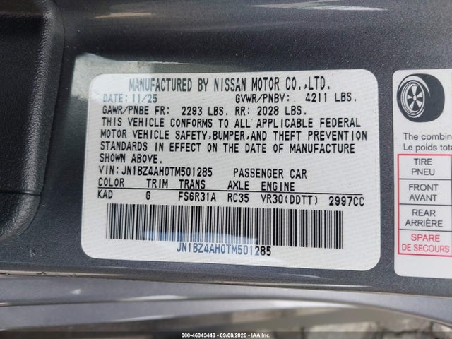 2026 NISSAN Z SPORT 9