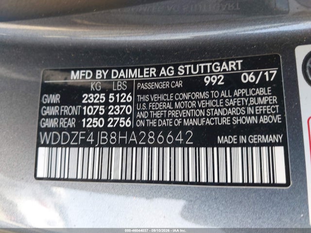 2017 MERCEDES-BENZ E 300 9