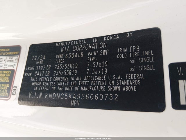 2025 KIA CARNIVAL MPV HYBRID EX 9