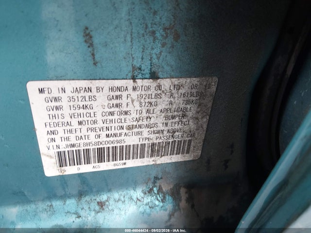 2013 Honda FIT SPORT 照片 9