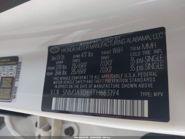2026 HYUNDAI TUCSON SE 9