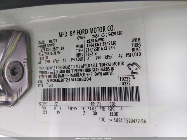 2021 FORD TRANSIT CONNECT XLT PASSENGER 9