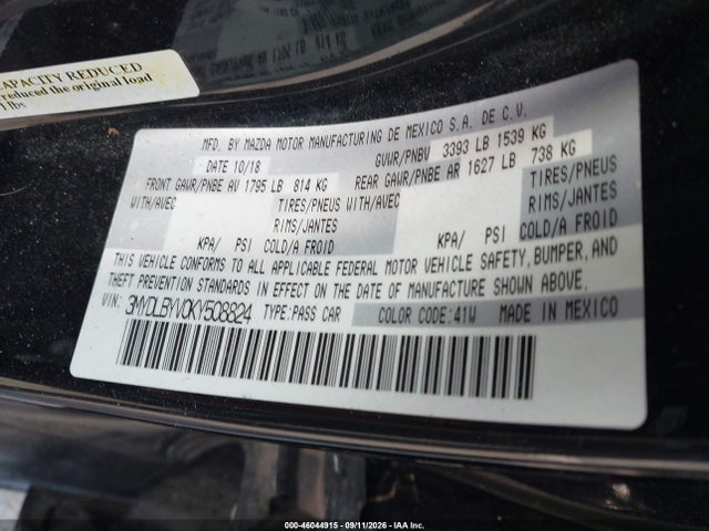 2019 TOYOTA YARIS LE 9