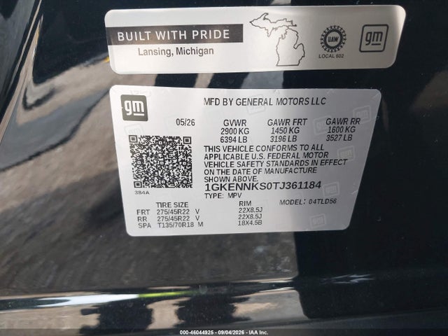 2026 GMC ACADIA ELEVATION AWD 9