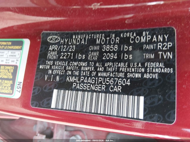 2023 HYUNDAI ELANTRA LIMITED 9