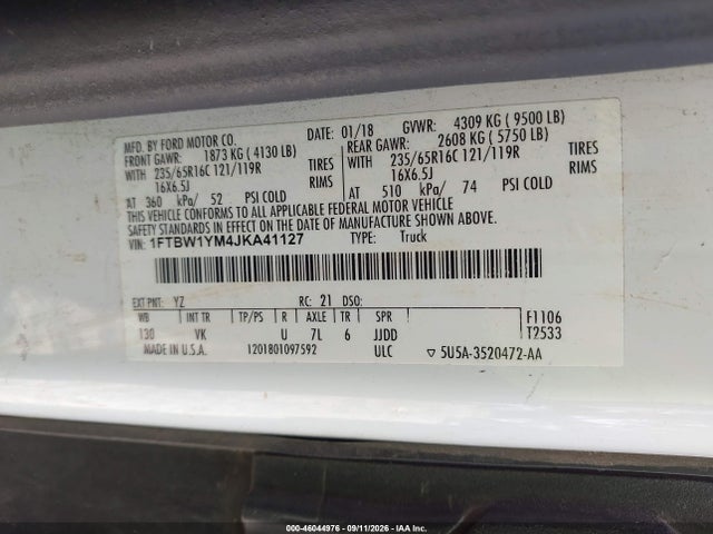 2018 FORD TRANSIT-350 9