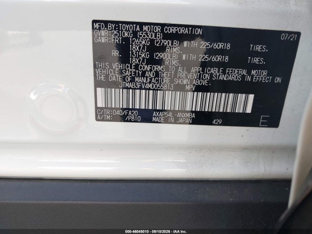 2021 TOYOTA RAV4 PRIME SE 9