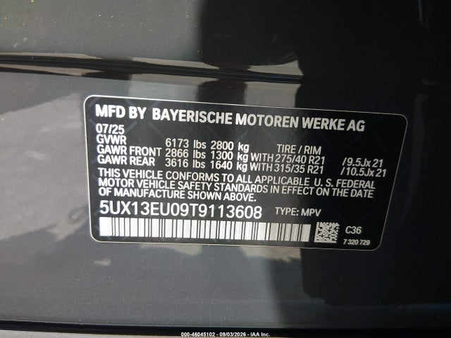 2026 BMW X5 SDRIVE40I 9