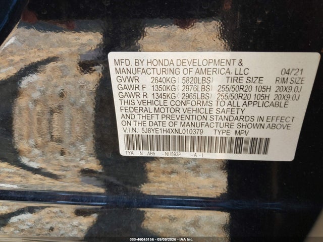 2022 ACURA MDX TECHNOLOGY PACKAGE 9